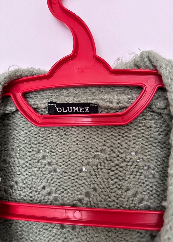 Mint yeşili yumuşak hırka - Görsel 3