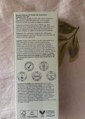 The purest solutions 50spf uv shield with antioxidant protection - Görsel 2