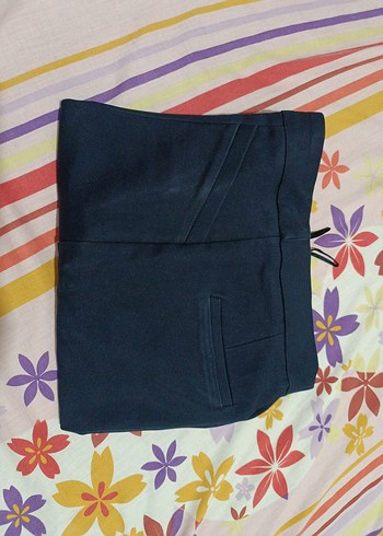 s Beden mavi Renk Kadın Mavi Denim Midi Pantolon