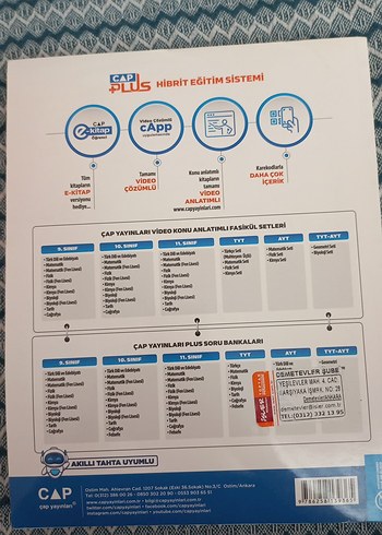  11. Sınıf Matematik Soru Bankası ÇAP Plus