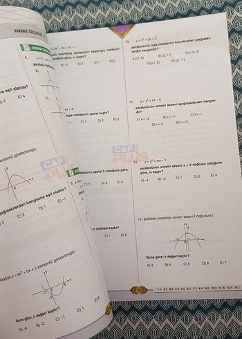  Beden 11. Sınıf Matematik Soru Bankası ÇAP Plus