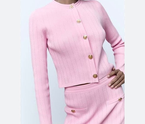 Zara Pembe Hırka
