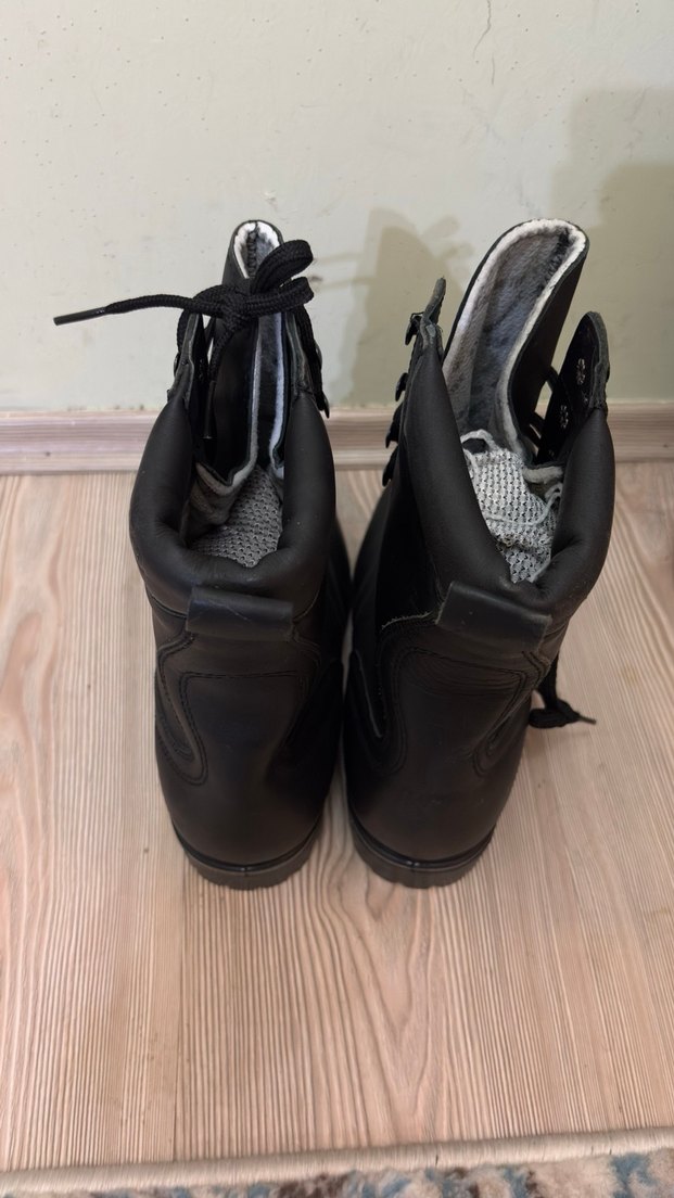 Siyah Goth Tarzı Tokalı Erkek Bot marka:ÖZKAN - Görsel 3