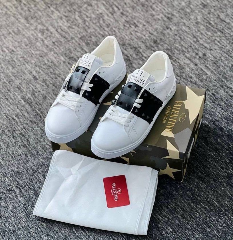 Erkek Beyaz Sokak Stili Spor Ayakkabı - Görsel 4