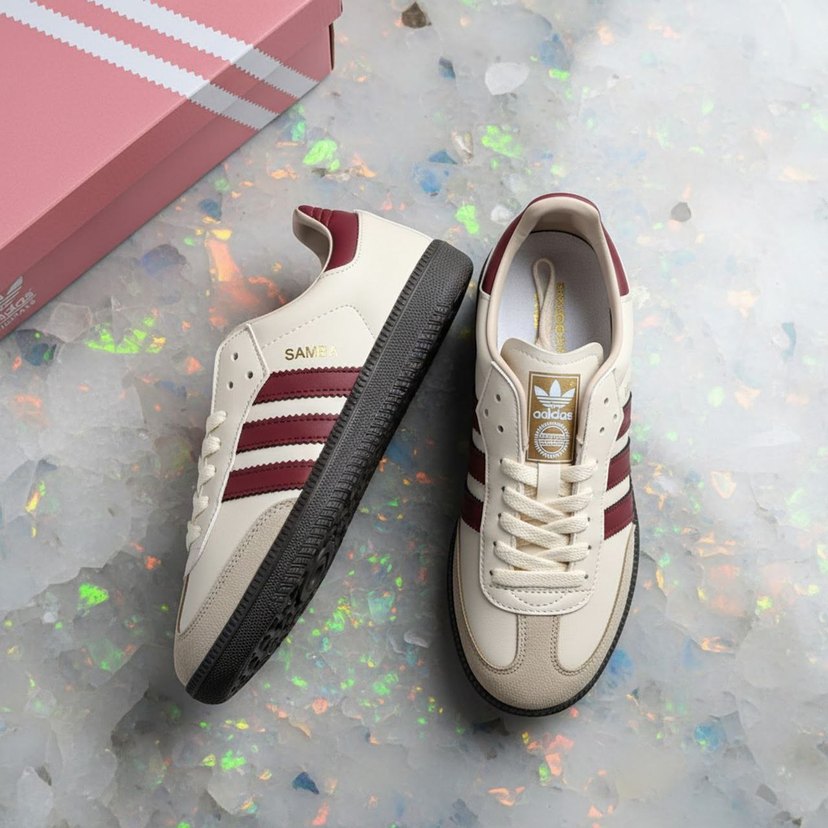 Kadın Bej Bordo Spor Ayakkabı - Görsel 4