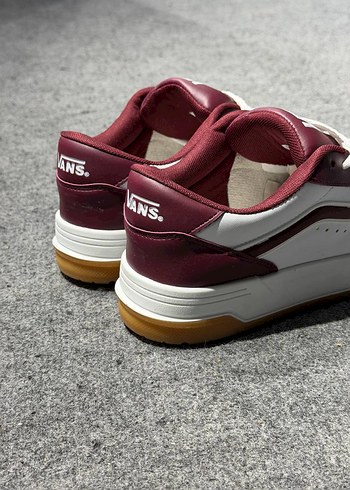 Vans Hylane Bordo Beyaz Erkek Spor Ayakkabı - Görsel 4