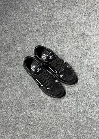 Siyah Erkek Spor Ayakkabı Velcro Detaylı - Görsel 2