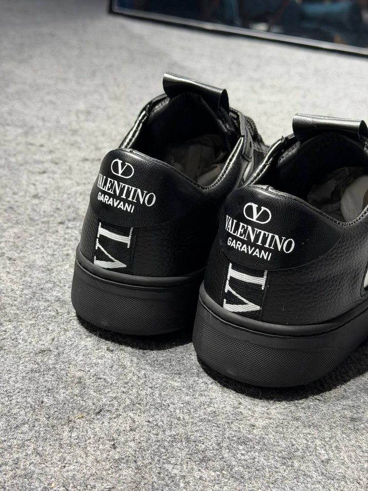 Siyah Erkek Spor Ayakkabı Velcro Detaylı - Görsel 3