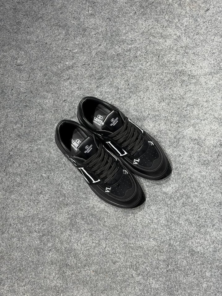 Siyah Erkek Spor Ayakkabı Velcro Detaylı - Görsel 2