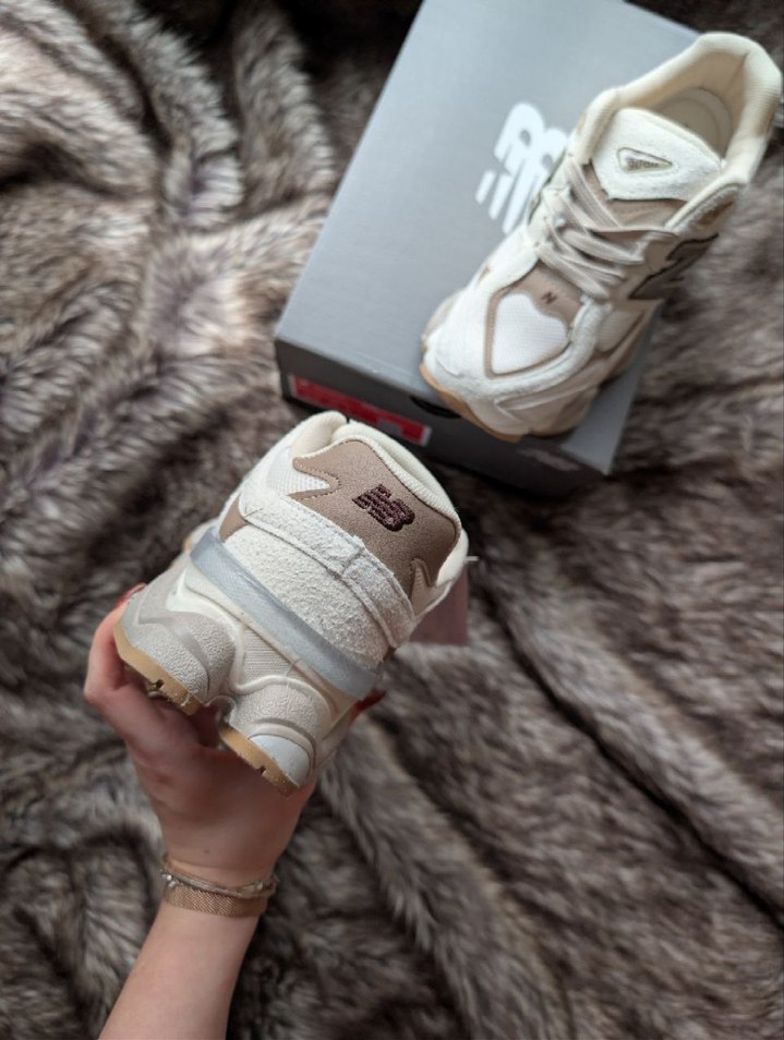 Beyaz Gri Kürklü Platform Sneakers - Görsel 3