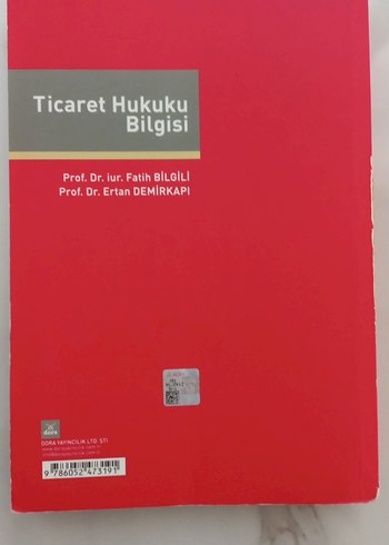 Beden Ticaret Hukuku Bilgisi Kitabı