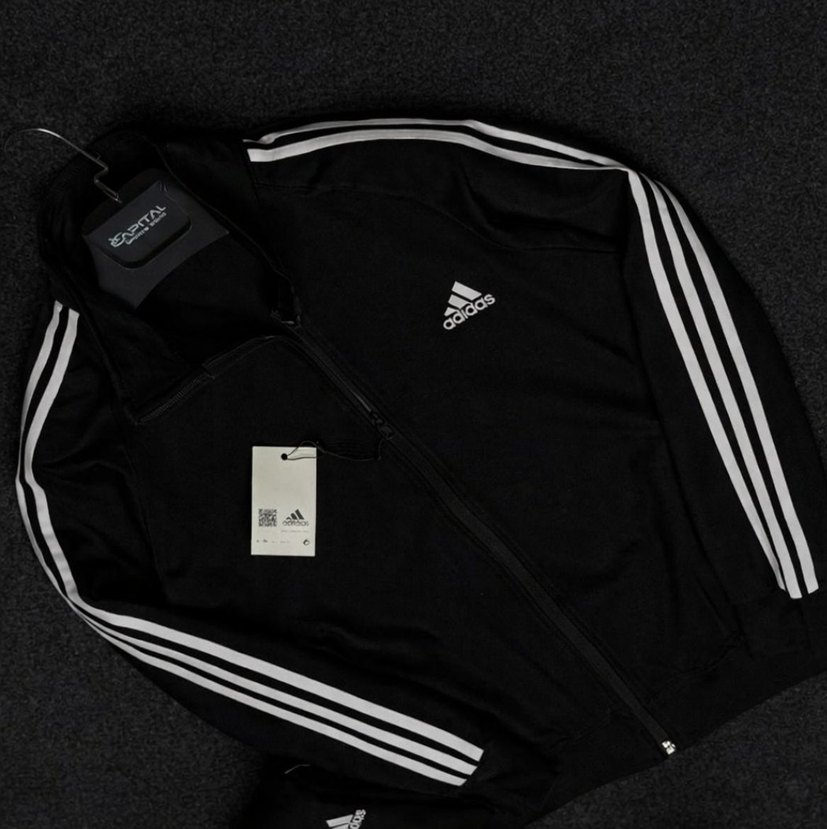 Erkek Siyah Fermuarlı Yüksek Yakalı Sweatshirt asisda6 - Görsel 3