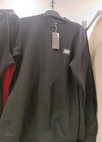 Siyah Baskılı Erkek Sweatshirt - Görsel 3