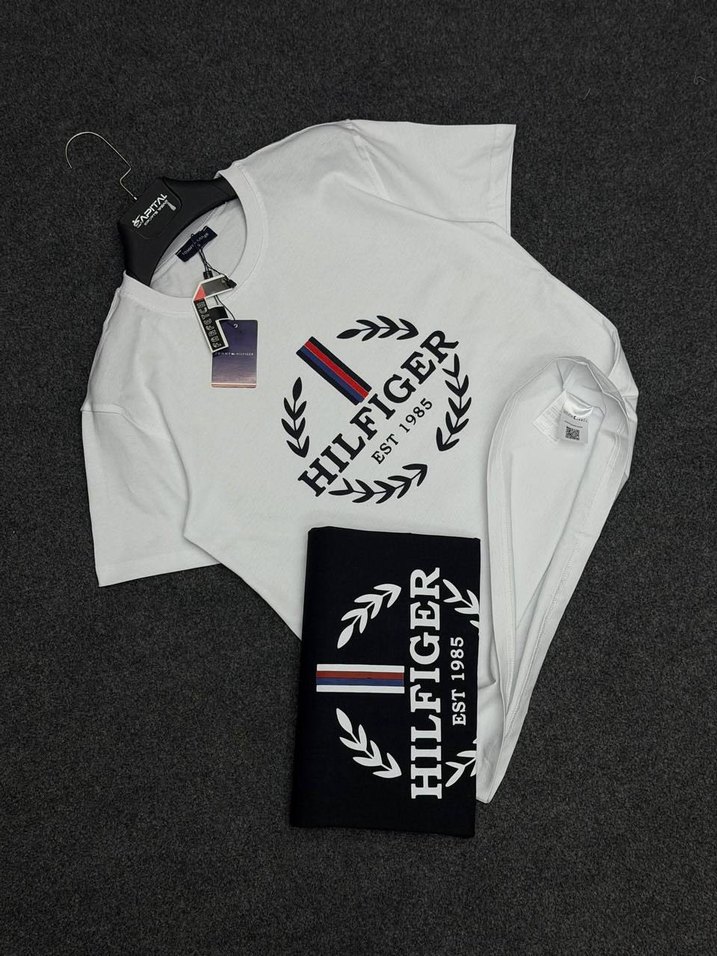 Beyaz Pamuklu Erkek Tişört Velcro Detaylı - Görsel 2