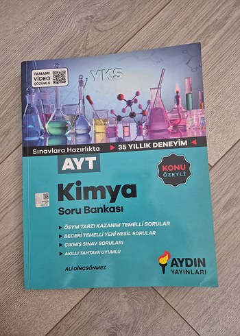 Yeni nesil Aydın Yayınları AYT Kimya Soru Bankası Konu Özetli