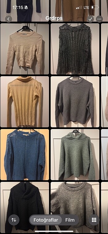 Kadin s-m uyumlu kazaklar - Görsel 2