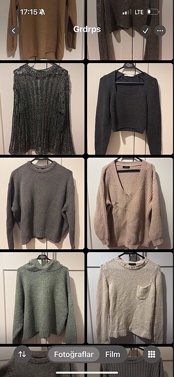 Kadin s-m uyumlu kazaklar - Görsel 4