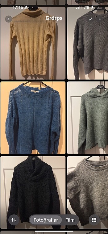 Kadin s-m uyumlu kazaklar - Görsel 6