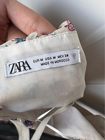m Beden Zara mini elbise