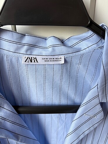 m Beden Zara pijama poplin gömlek