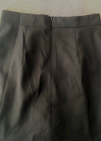 Trendyol & Milla Düğmeli Siyah Midi Goth Mini Etek