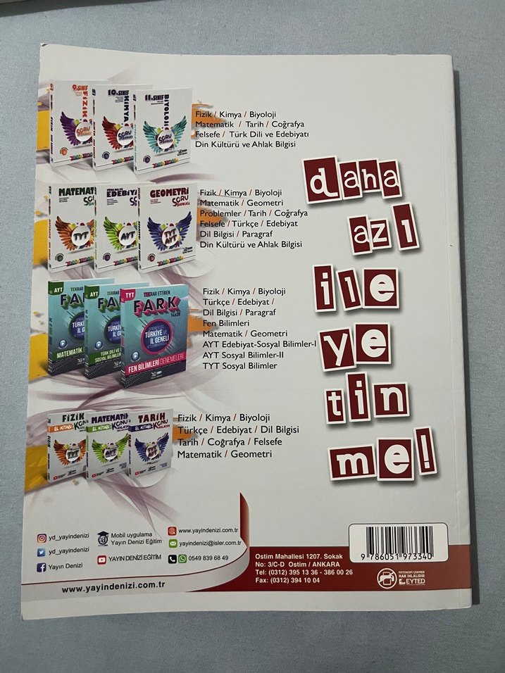 10. Sınıf Fizik Soru Bankası - Görsel 2