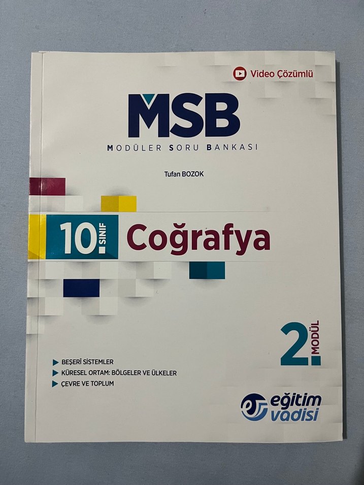 MSB 10. Sınıf Coğrafya Modüler Soru Bankası (2 modül) - Görsel 2