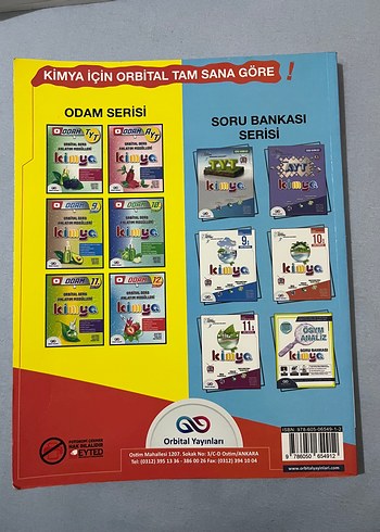 Kimya 10. Sınıf Soru Bankası - Orbital Yayınları
