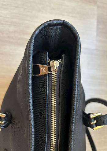 Beden Pierre Cardin Siyah Deri Tokalı Kadın Çanta