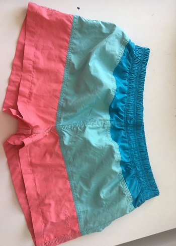 Pastel Renkli Kadın Mini Deniz Şortu