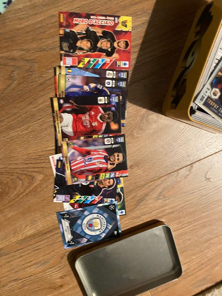 Parlak Altın Renkli Plastik Oyun Kutusu +350 kart - Görsel 2