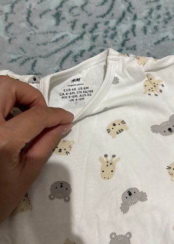 4-6 ay. Erkek Bebek Kolsuz Pamuklu Body Seti - Görsel 3