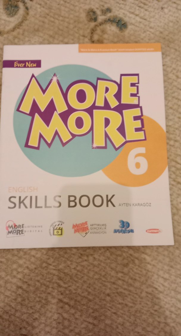 More and More 6. sınıf İngilizce 3lü set sıfır içi boş - Görsel 2
