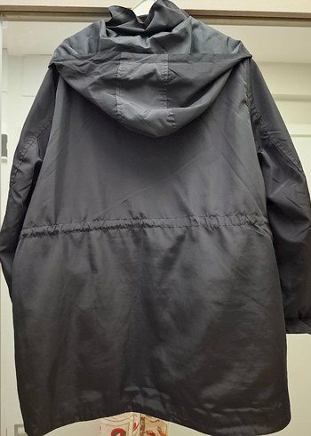 SİYAH ORTA BOY YAĞMURLUK - Görsel 2