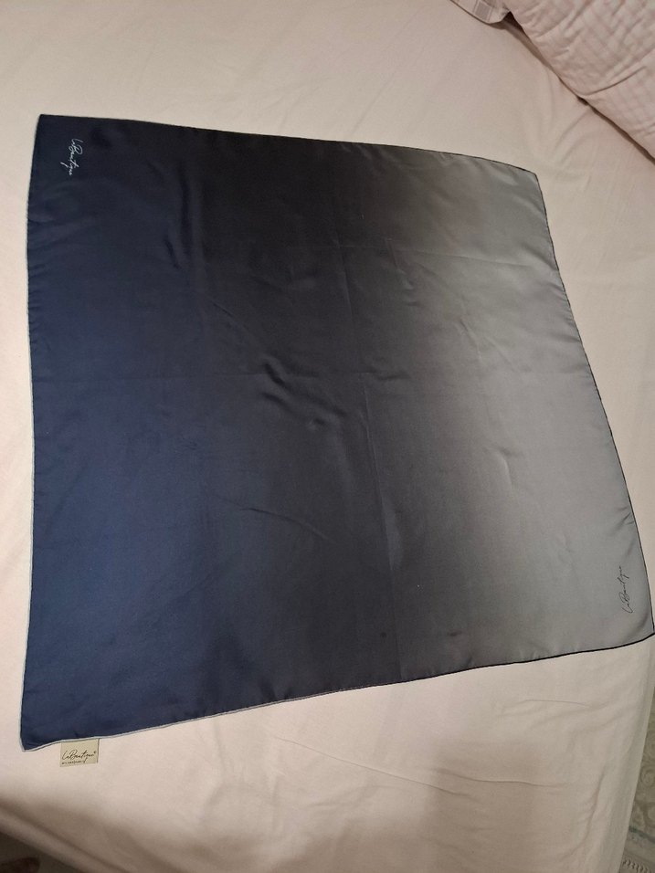 Nostalji Serisi İpek Twill Eşarp - Görsel 2