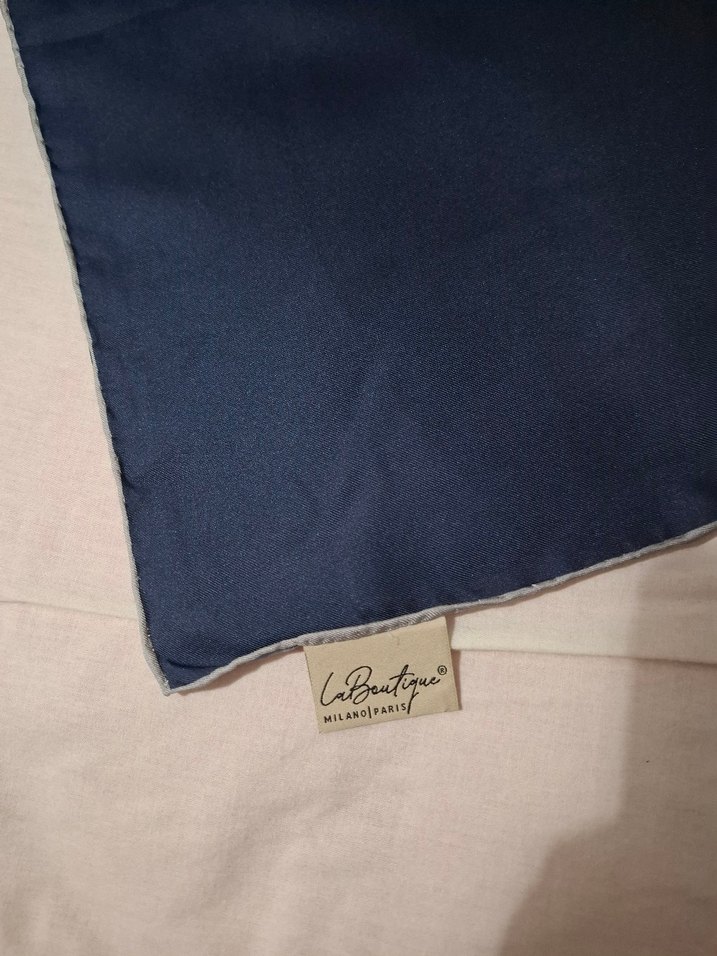 Nostalji Serisi İpek Twill Eşarp - Görsel 5