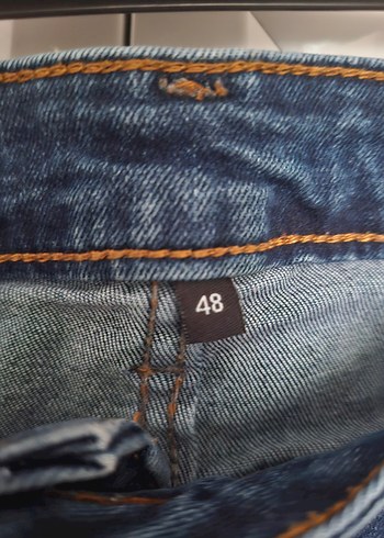 Koyu Mavi Yüksek Bel Esnek Skinny Jeans - Görsel 4