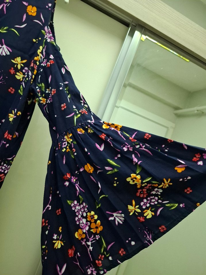 Çok Renkli Bohem Uzun Elbise - Görsel 3