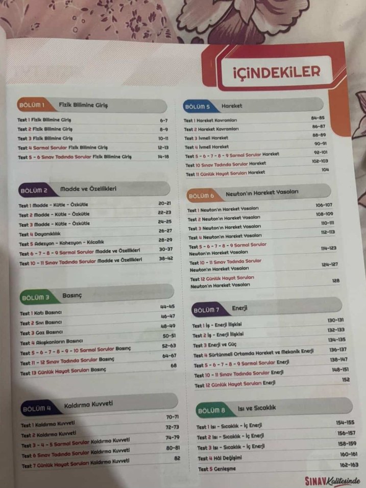 TYT Fizik Soru Bankası - Sınav Kalitesinde - Görsel 4