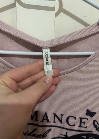 Pembe Baskılı Kadın Sweatshirt - Görsel 3