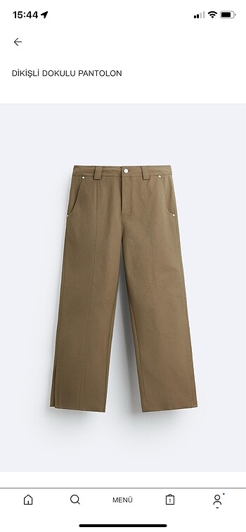 Zara tütün rengi pantolon