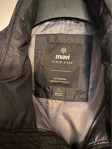 l Beden Mavi marka erkek montu