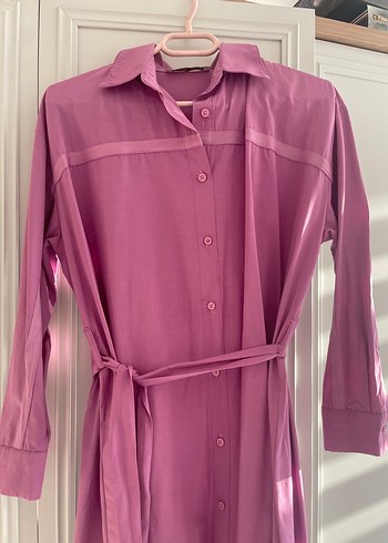 Mor heqa Uzun Kadın Elbise - Görsel 2