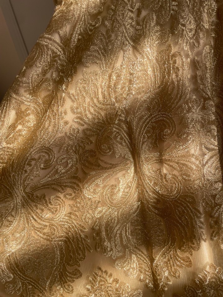 Selvi çetin elbise Bej Uzun Kollu Klasik Kadın Elbise - Görsel 4