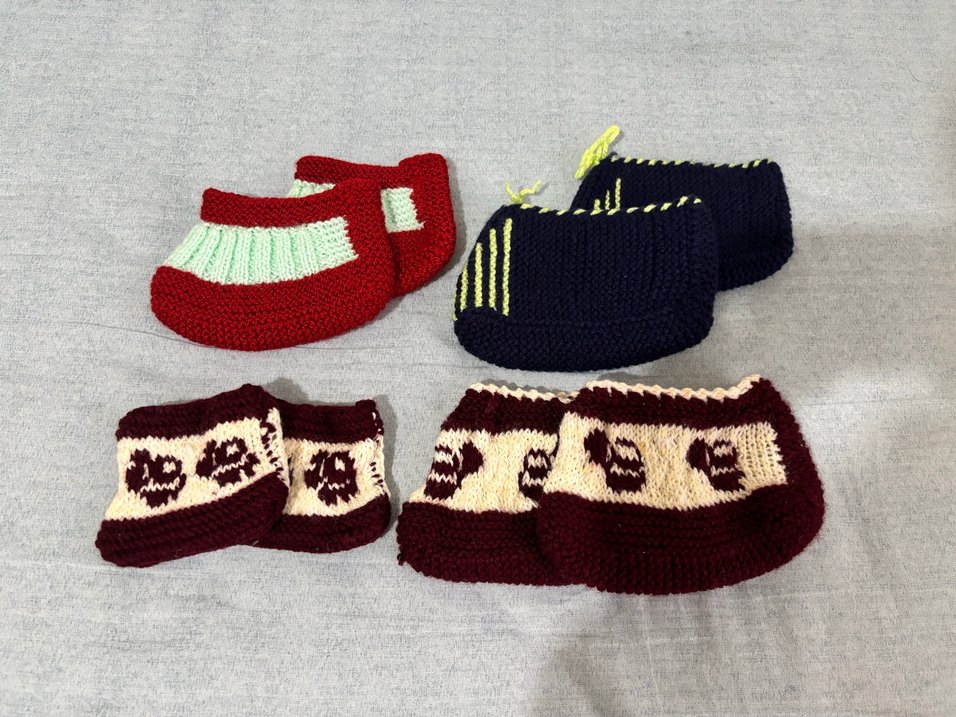 El Yapımı bebek/çocuk Patikleri. - Görsel 2