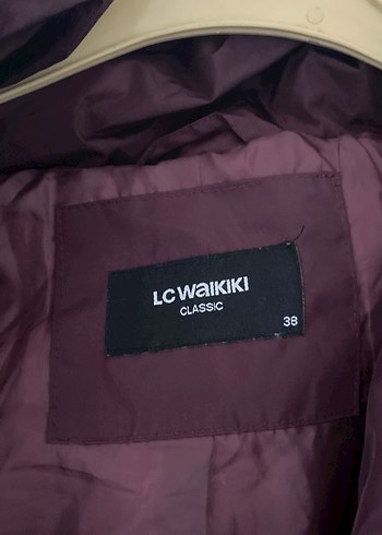 Kürklü Bordo Kadın Mont - Görsel 2