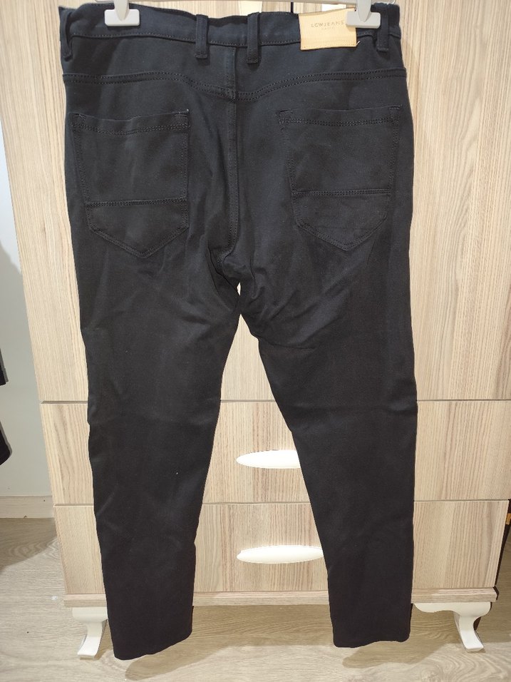 Siyah Regular Fit Erkek Denim Pantolon - Görsel 2