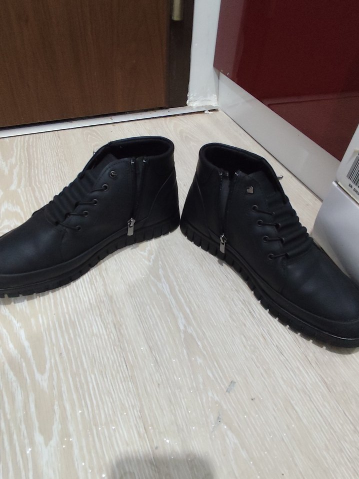 Siyah Bağcıklı Erkek Günlük Bot - Görsel 4