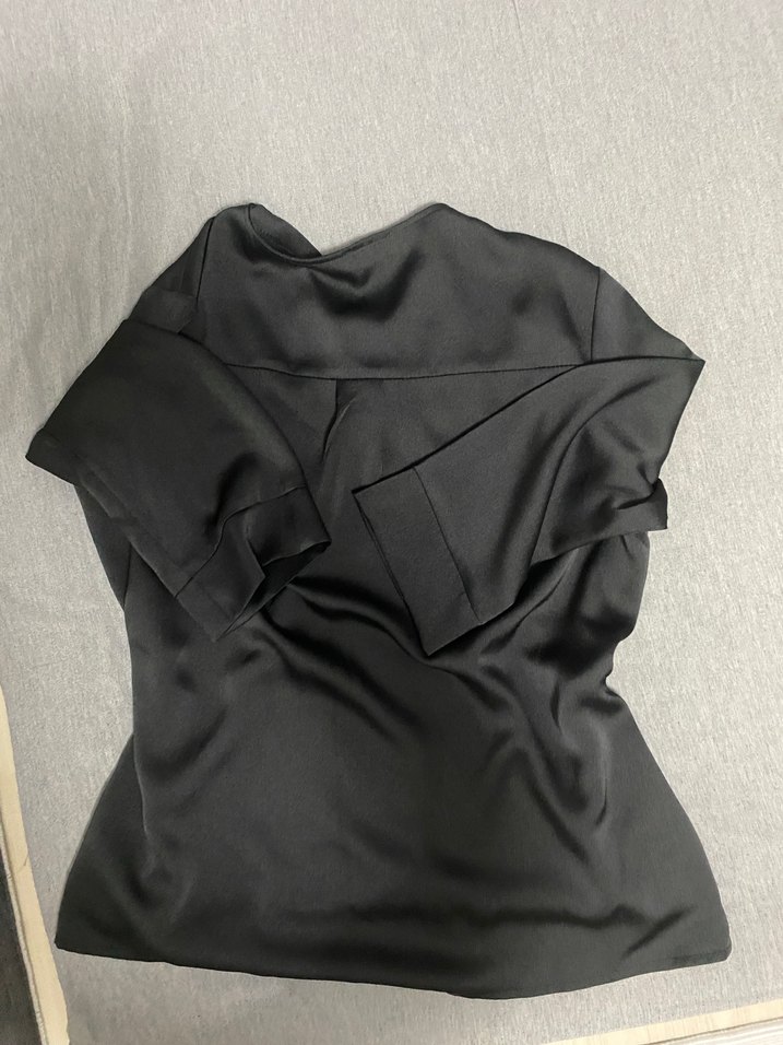 V yaka gomlek Bluz - Görsel 2