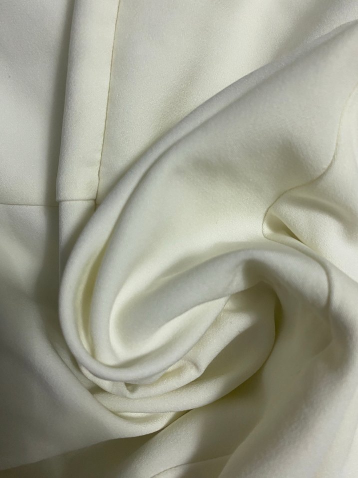 Beyaz Midi Elbise - Görsel 4